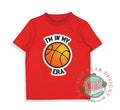 In My Basketball Era, Kids Red T-shirt