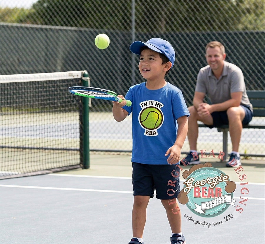 In My Tennis Era, Kids Royal Blue T-shirt