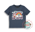 I'm being promoted to Big Sister! Kids Navy T-shirt