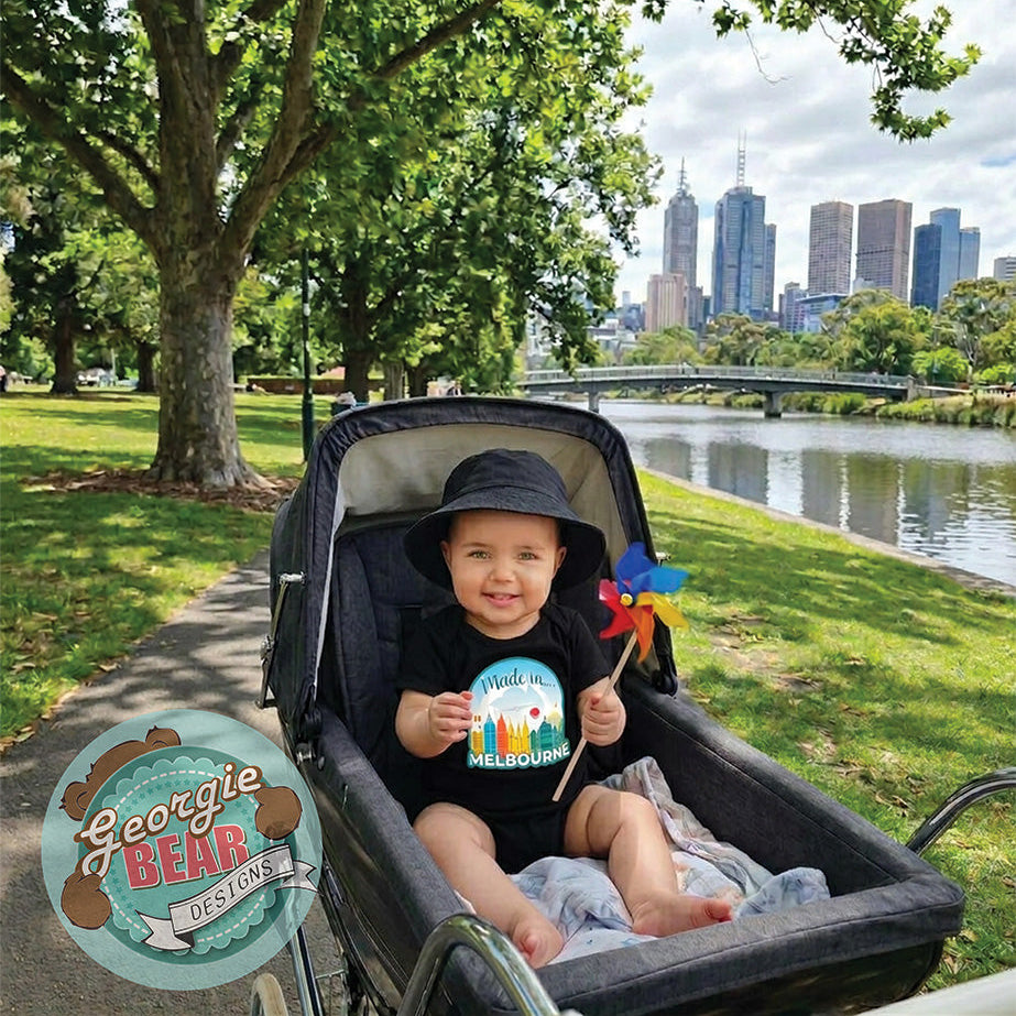 Made in Melbourne, Baby Black Romper
