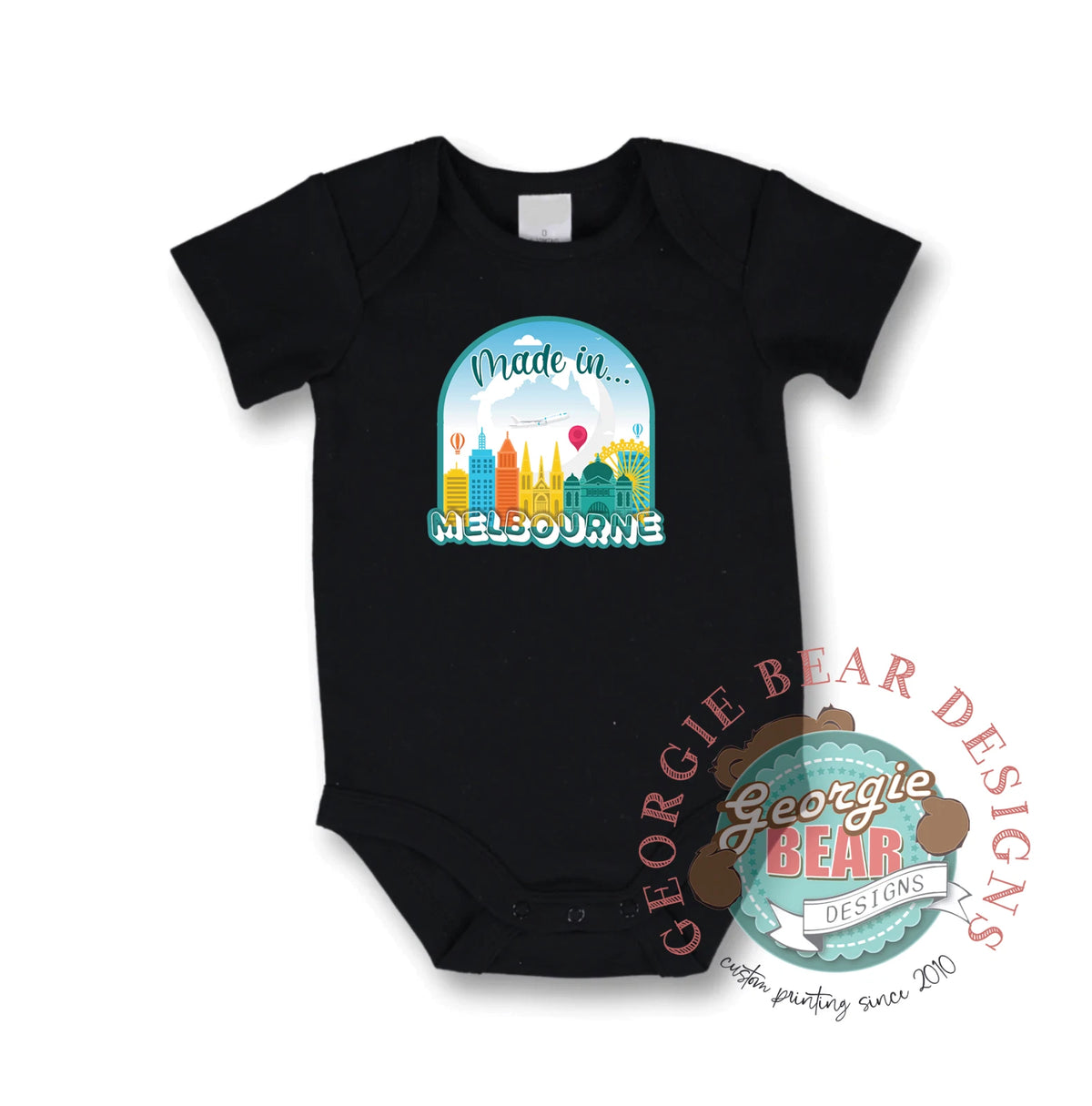 Made in Melbourne, Baby Black Romper